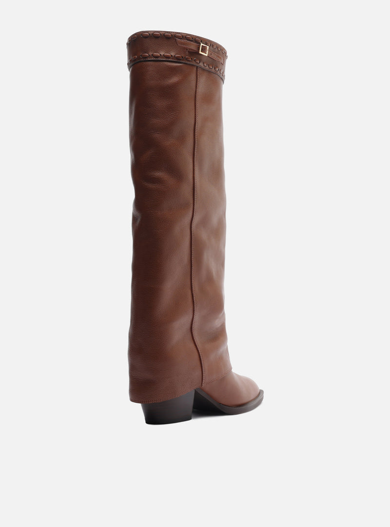 Beatrice Mid Block Leather Boot Boots F/25