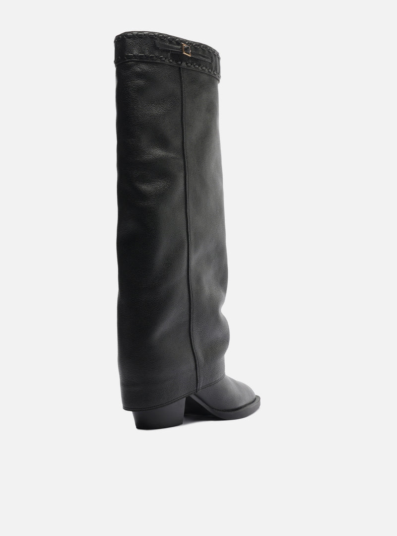 Beatrice Mid Block Leather Boot Boots F/25