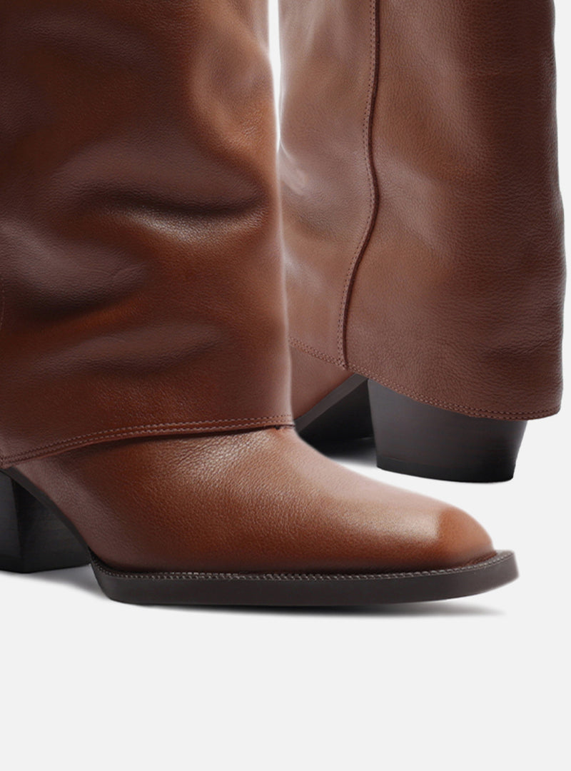 Beatrice Mid Block Leather Boot Boots F/25