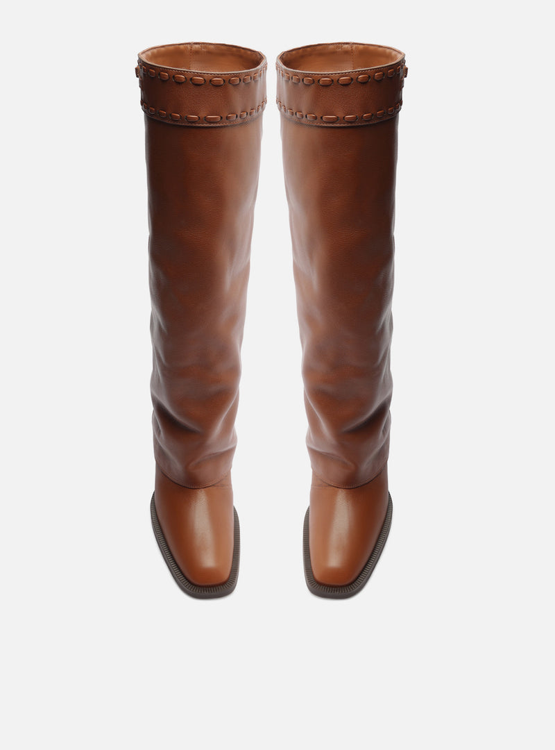 Beatrice Mid Block Leather Boot Boots F/25