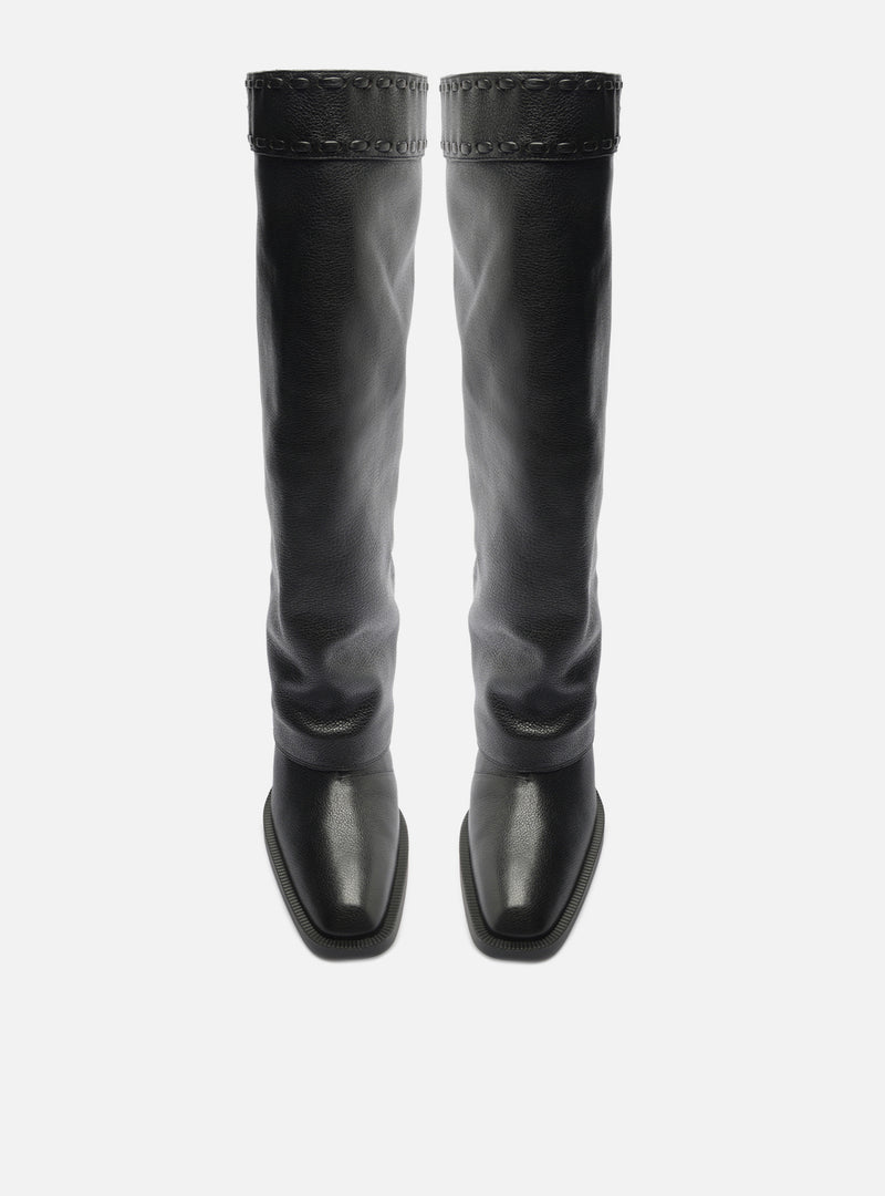 Beatrice Mid Block Leather Boot Boots F/25