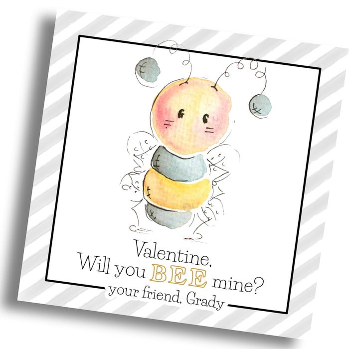 Bee Mine Valentine Card - Boy