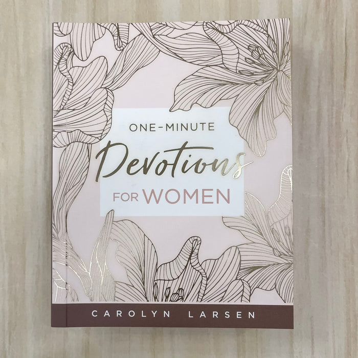 Beige Softcover One-minute Devotions for Women - Lyla's: Clothing & Gifts - Online and Rockwall Texas Boutique