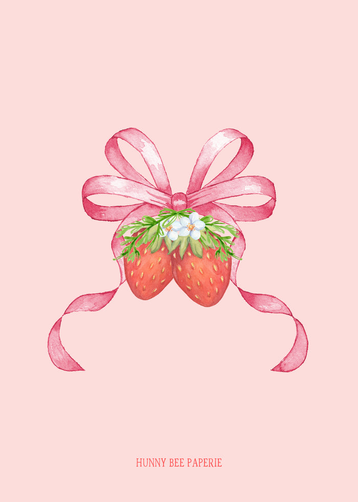 Berry Sweet Birthday Invitation