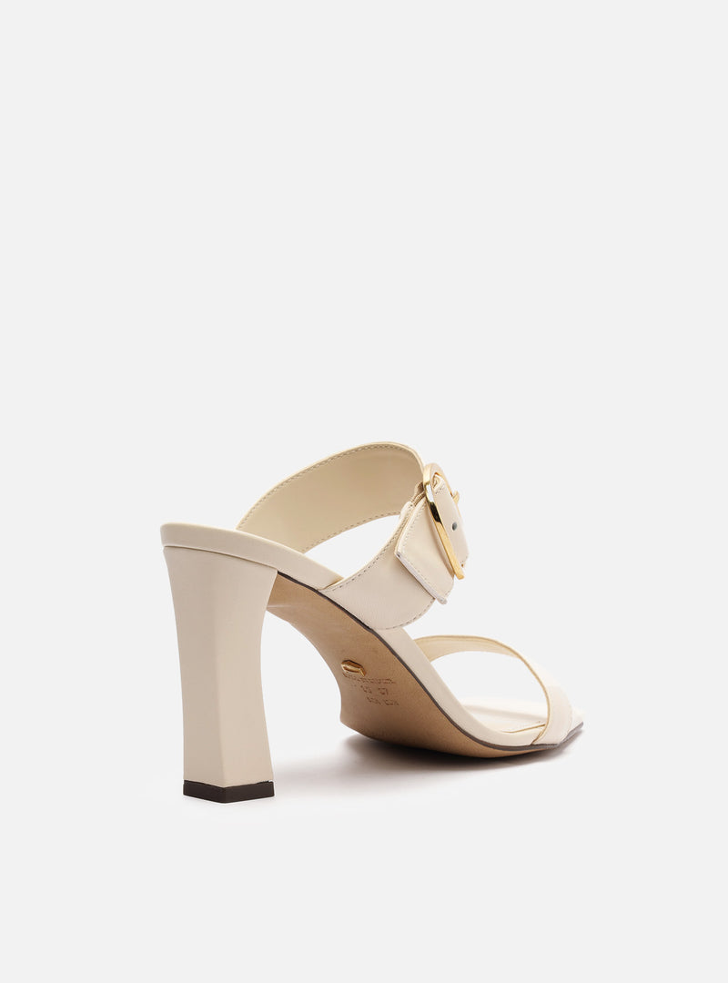 Beverly Mid Block Leather Sandal Sandals F/25