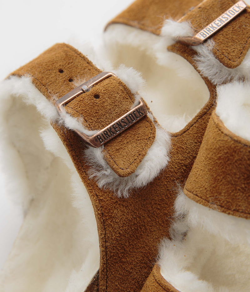 Birkenstock Arizona Shearling Sandals in Mink