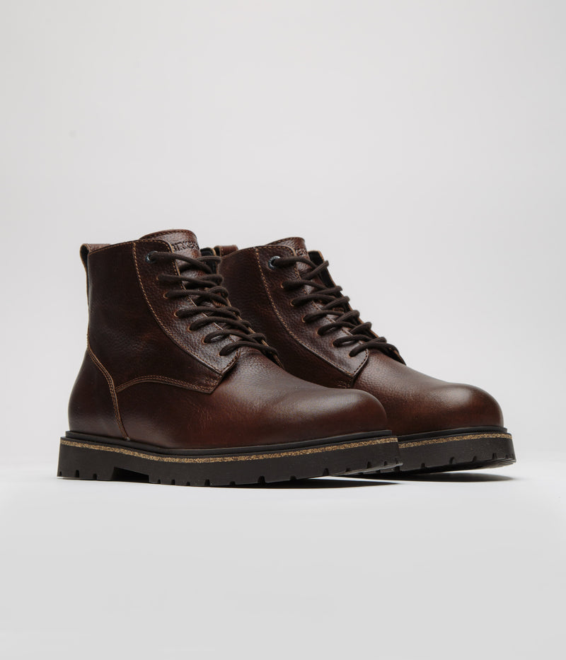 Birkenstock Highwood Lace Mid Shoes in Chocolate