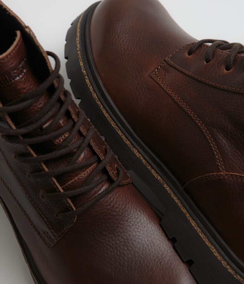 Birkenstock Highwood Lace Mid Shoes in Chocolate