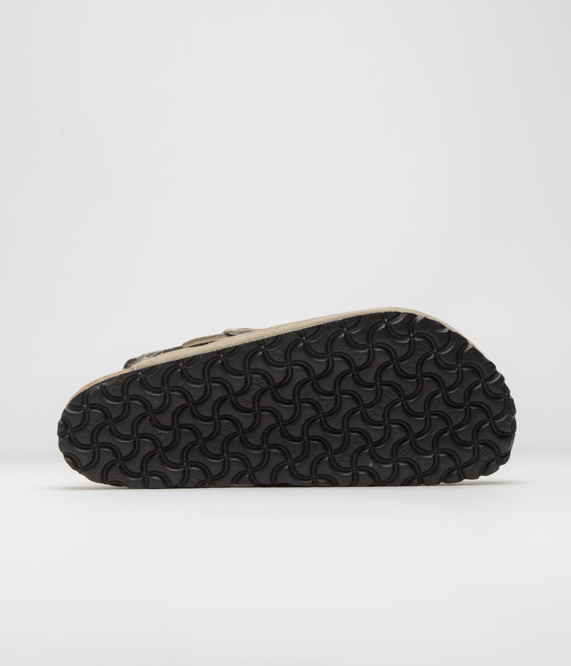 Birkenstock Tokio Shearling Sandals in Taupe