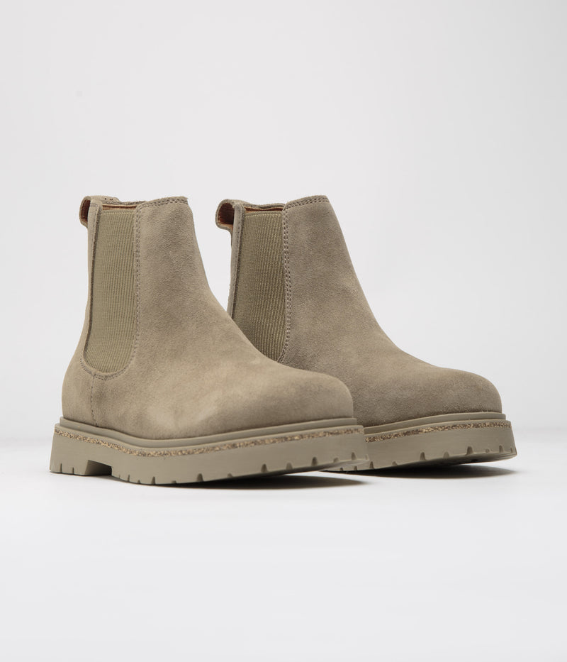 Birkenstock Womens Highwood Slip On Shoes in Taupe