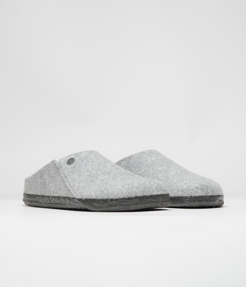 Birkenstock Zermatt Felt Slippers in Light Grey