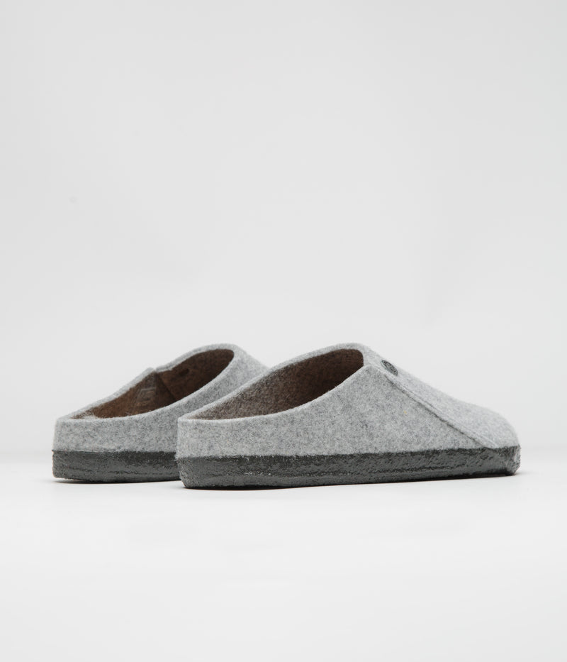 Birkenstock Zermatt Felt Slippers in Light Grey