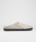 Birkenstock Zermatt Shearling Felt Slippers in Eggnog