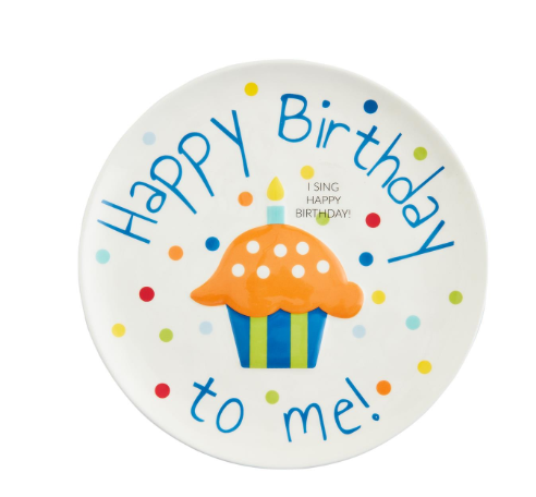 Birthday Boy Singing Plate