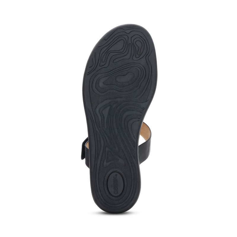 Blaire Adjustable Slide Sandal #color_black