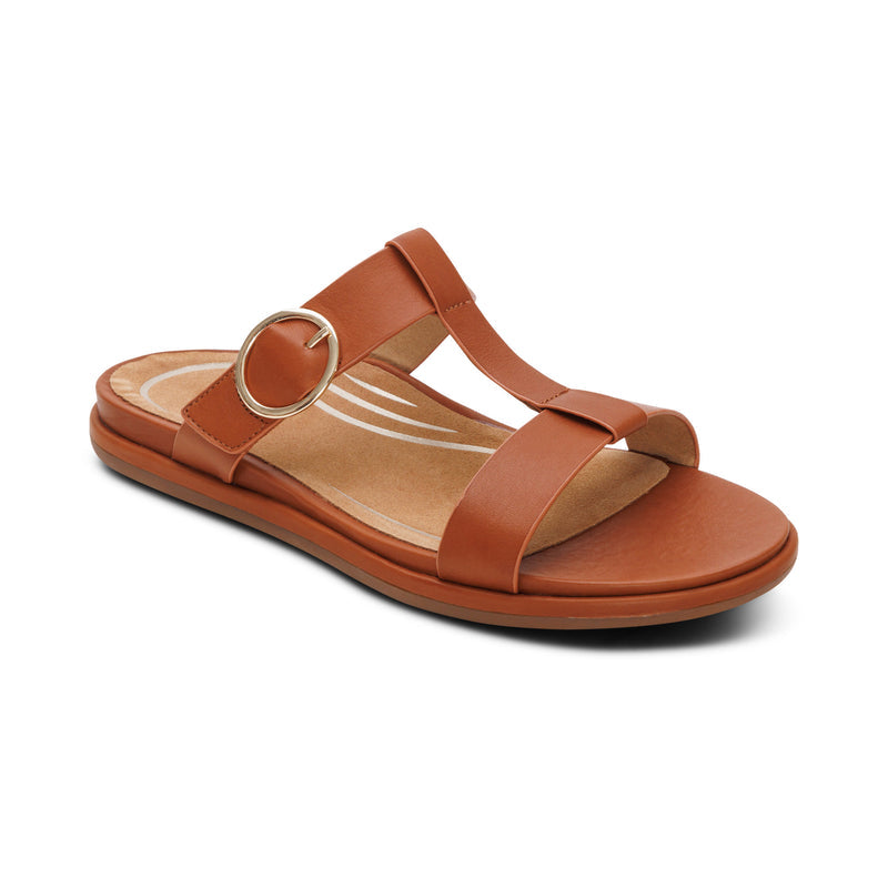 Blaire Adjustable Slide Sandal #color_ginger