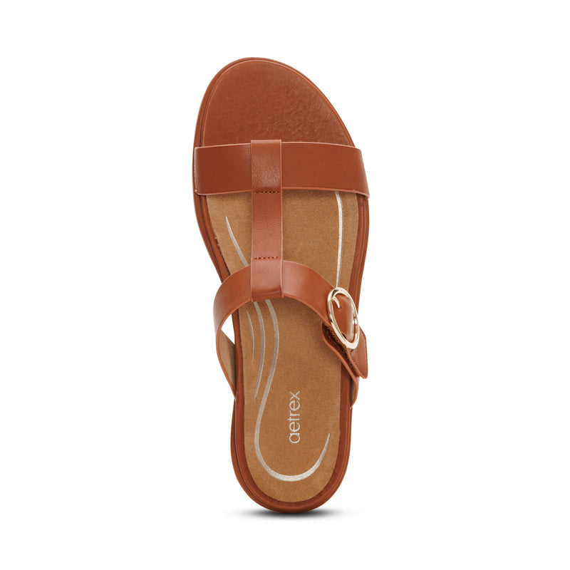 Blaire Adjustable Slide Sandal #color_ginger