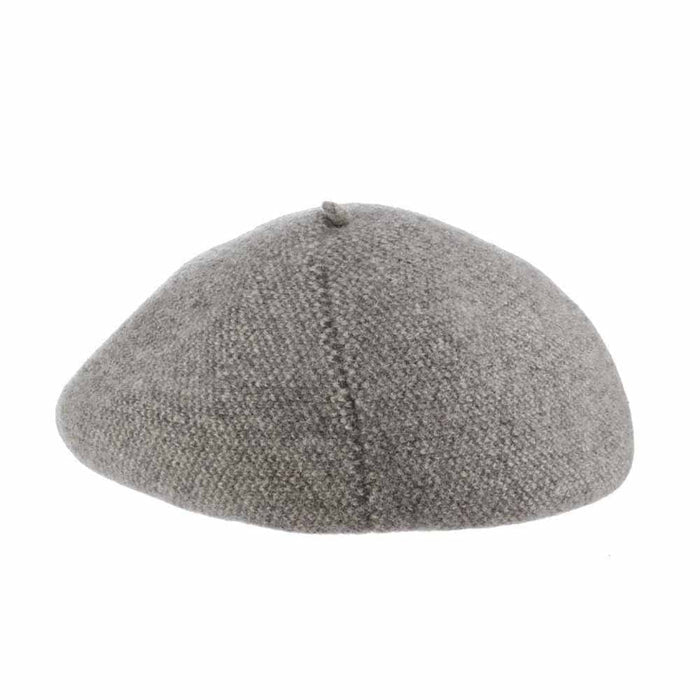 Boiled Wool Beret with Stalk - Scala Hats Beanie Scala Hats