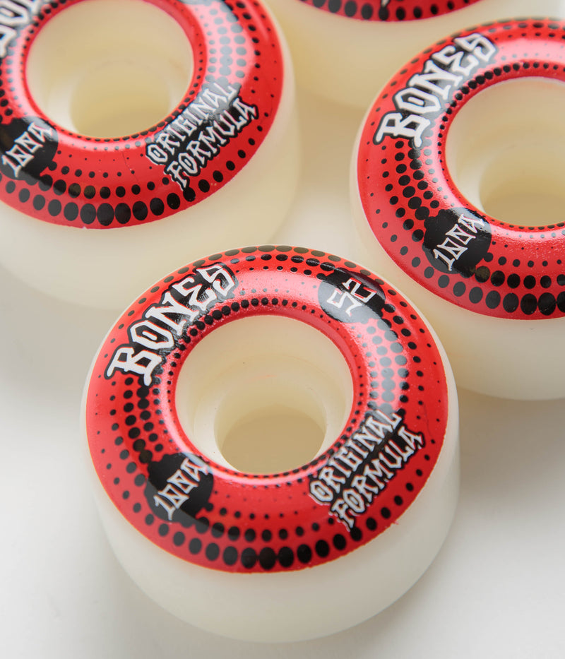 Bones OG Formula Originals 100A V4 Wide Wheels in White and 52mm