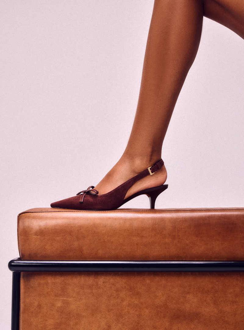 Bowie Mid Stiletto Suede Pump Pumps Pre Fall 26