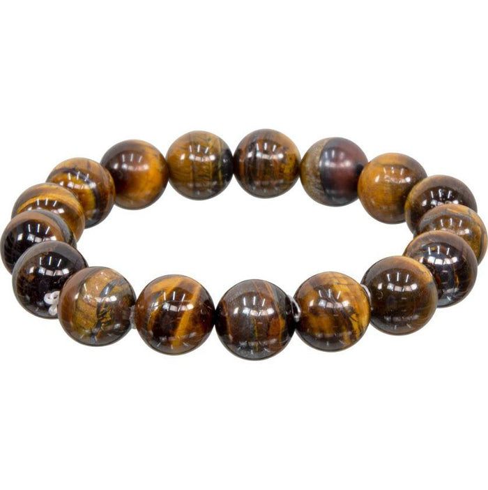 Bracelet, 12mm (assorted) bead
