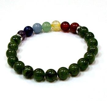 Bracelet, 8mm Chakra Assorted