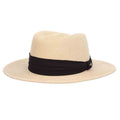 Braid Gambler Hat with 3-Pleat Cotton Band - Tommy Bahama Gambler Hat Tommy Bahama Hats TBW265sm Natural S/M (56 - 57 cm)