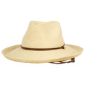 Braid Straw Up Turned Brim Safari Hat - Angela & William Hats Safari Hat Epoch Hats F6040 Natural Large (58-59 cm)