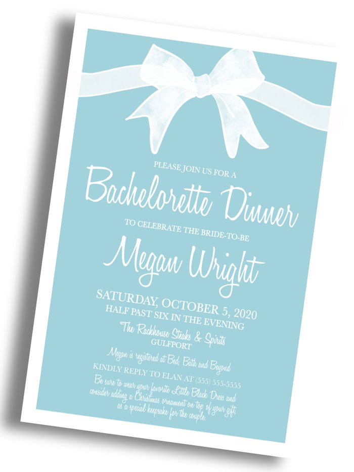 Breakfast at Tiffany's Shower Invitation