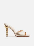 Bree High Stiletto Mule Leather Sandal Sandals R/26