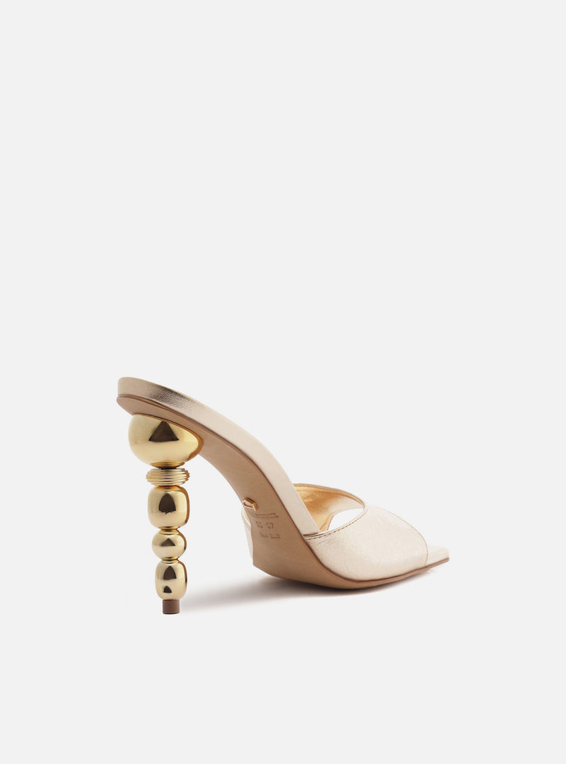 Bree High Stiletto Mule Leather Sandal Sandals R/26