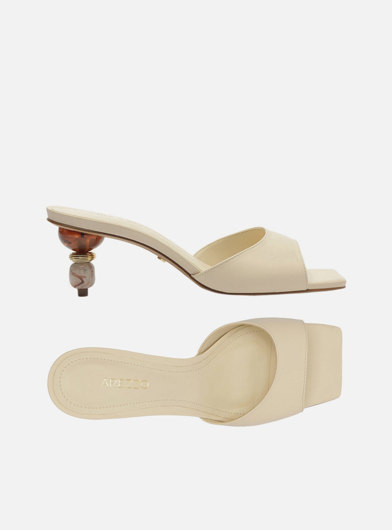 Bree Leather Mule Sandals R/26