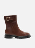 Brody Low Block Leather Boot Booties F/25