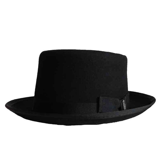 Brooklyn Hats - Ida Wool Felt Telescope Gambler Hat Brooklyn Hat