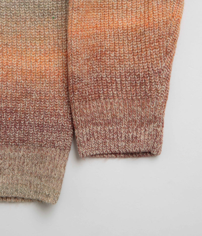 Butter Goods Beams Knit Sweatshirt in Ochre