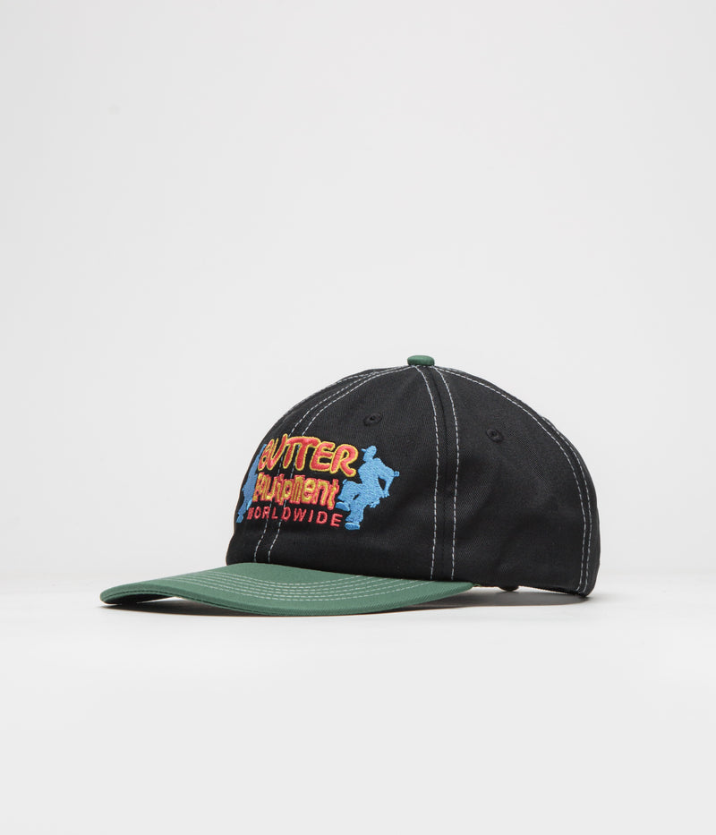Butter Goods Breaker Cap in Black and Forest