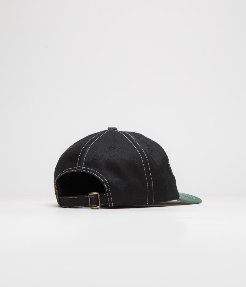 Butter Goods Breaker Cap in Black and Forest