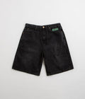 Butter Goods Ink Denim Shorts in Worn Black