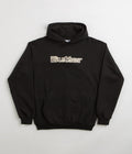 Butter Goods Plaid Applique Hoodie in Black and White