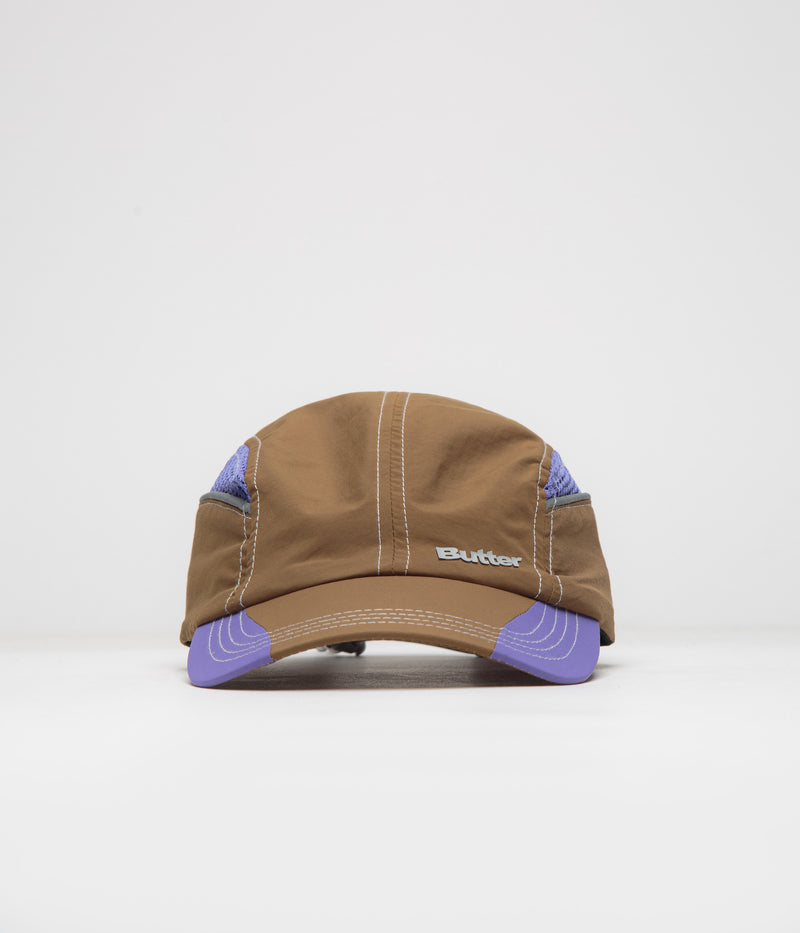 Butter Goods Race 4 Panel Cap in Brown