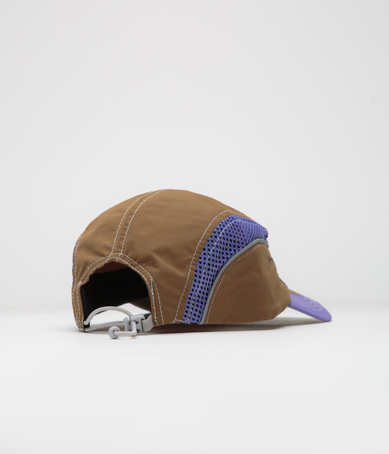 Butter Goods Race 4 Panel Cap in Brown