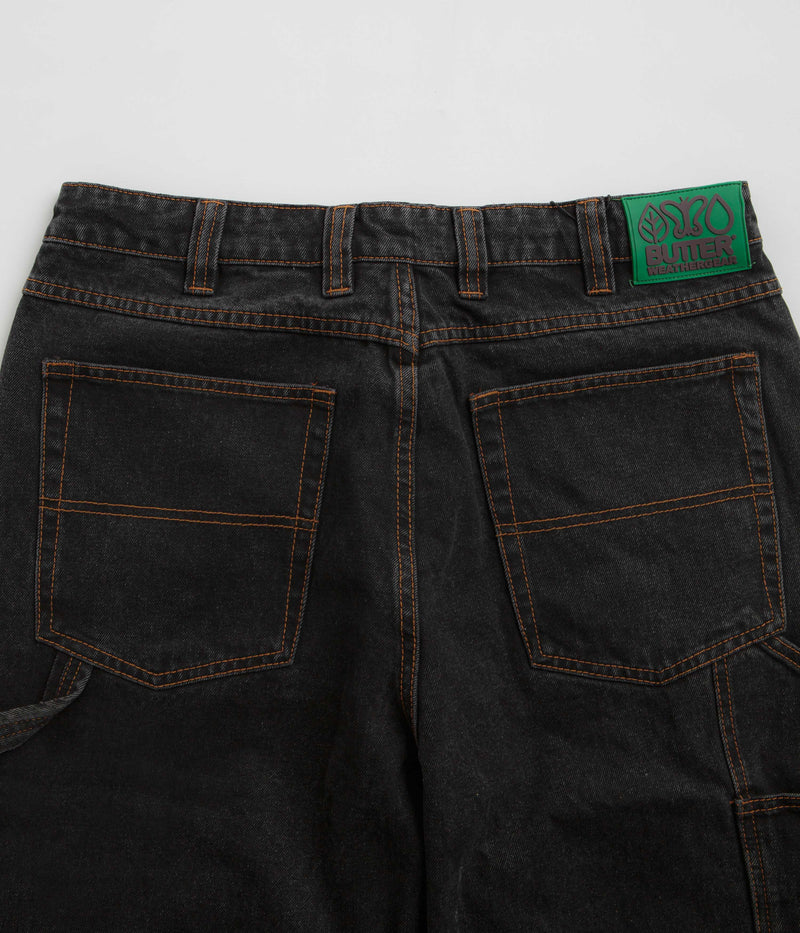 Butter Goods Weathergear Denim Jeans in Washed Black