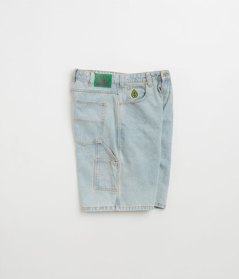 Butter Goods Weathergear Denim Shorts in Faded Light Wash