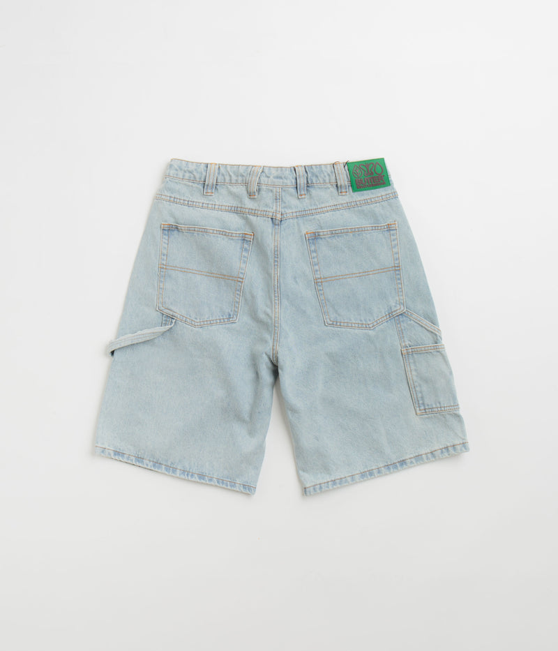 Butter Goods Weathergear Denim Shorts in Faded Light Wash