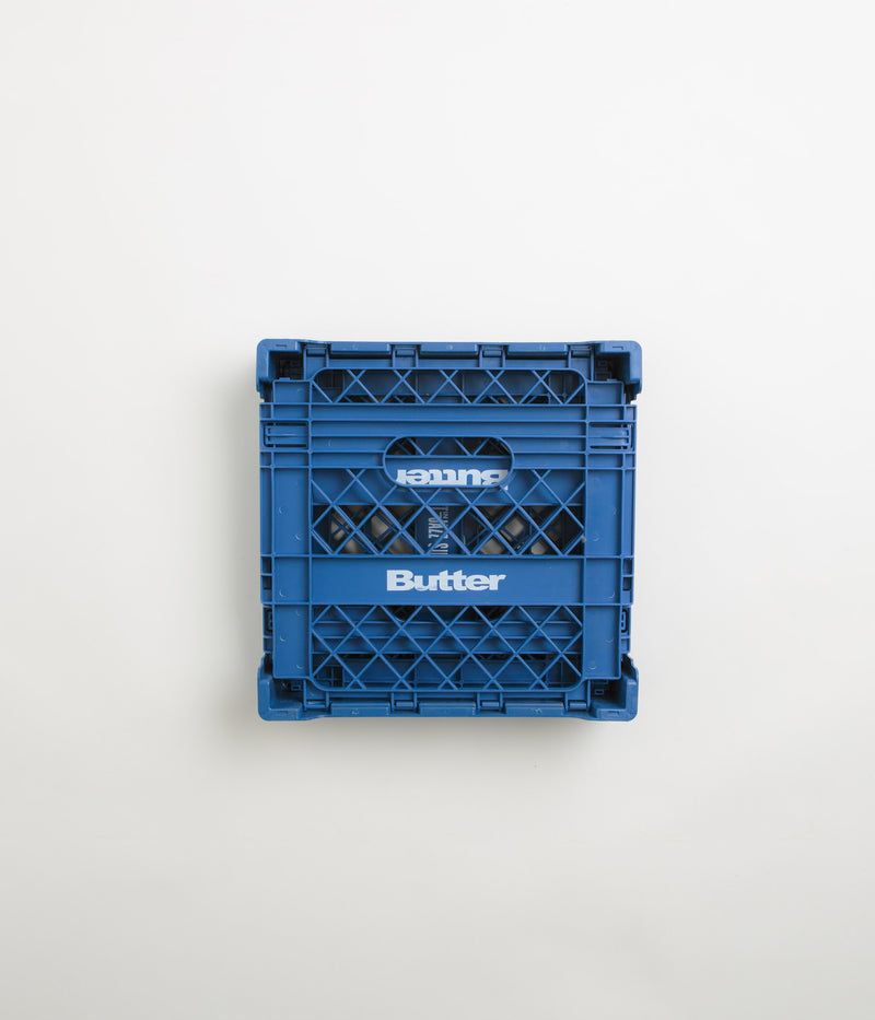 Butter Goods x Blue Note Collapsible Record Crate in Royal Blue
