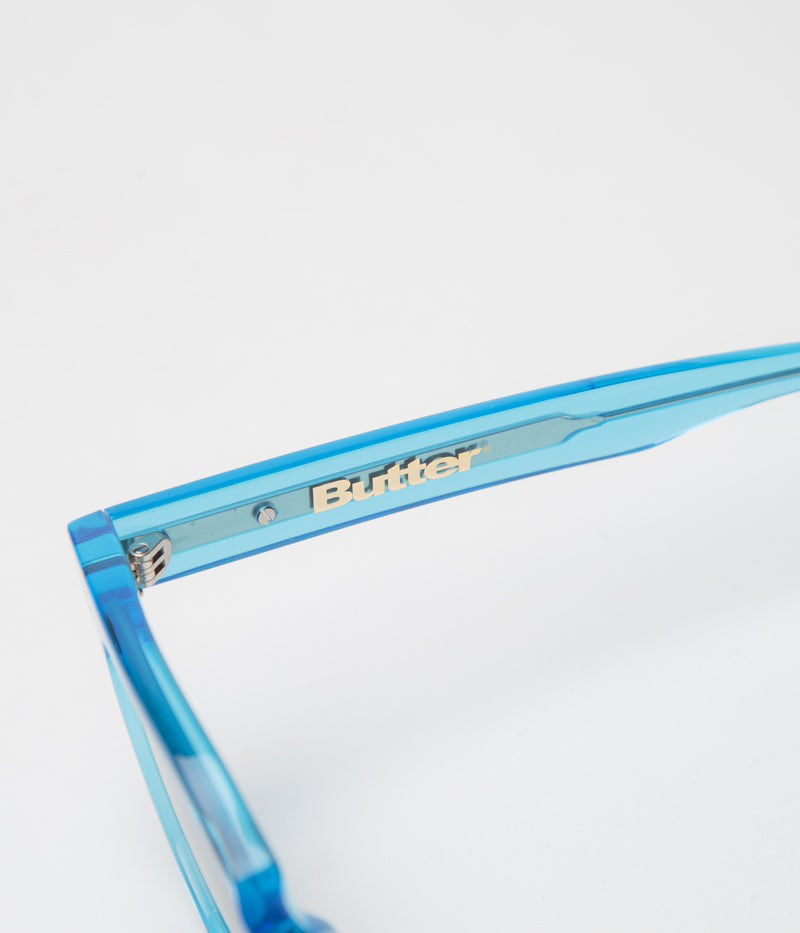 Butter Goods x Blue Note Conquistador Sunglasses in Translucent Blue