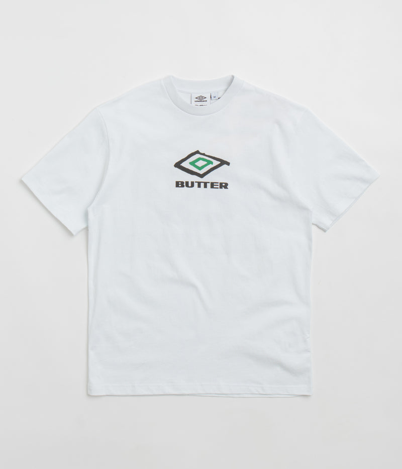 Butter Goods x Umbro Ball T-Shirt in White