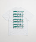Butter Goods x Umbro Lines T-Shirt in White