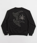 by Parra Duck Attack Crewneck Sweatshirt in Black