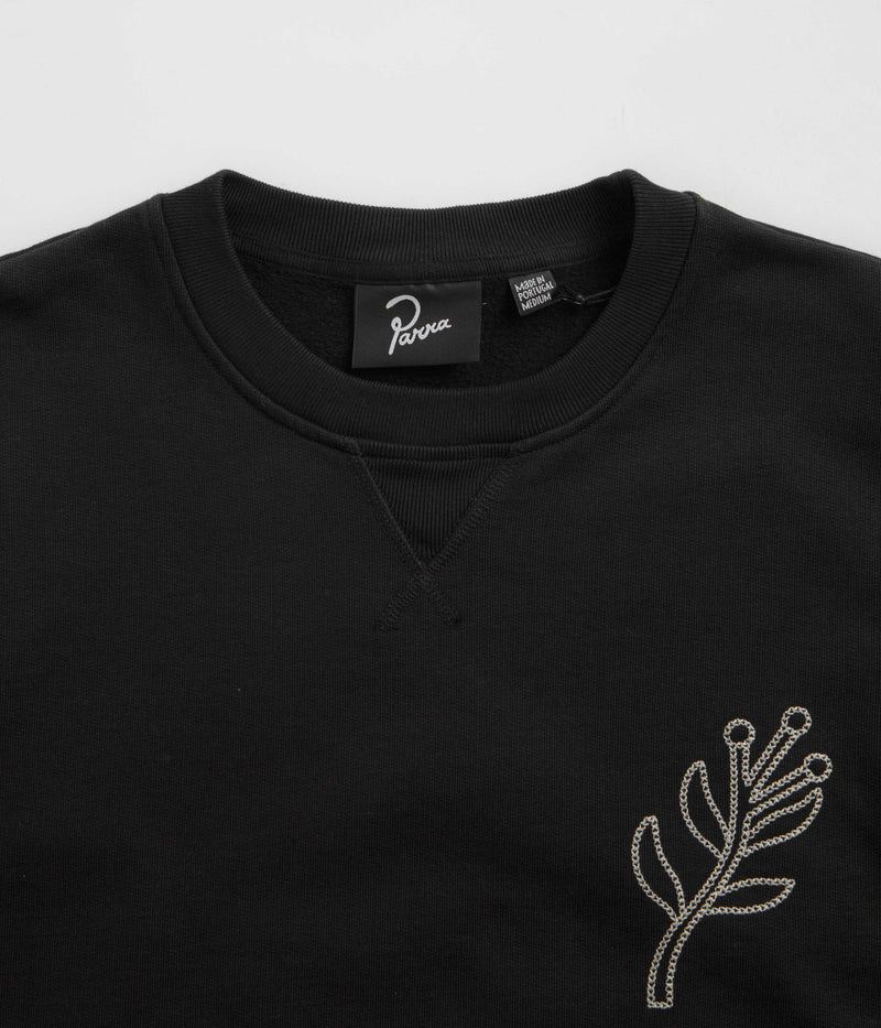 by Parra Duck Attack Crewneck Sweatshirt in Black